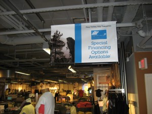 Vinyl Banners in Retail Stores