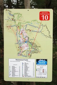 Outdoor trail signs