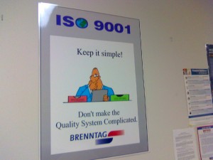 Posters for ISO 9000