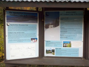 signs for trail head kiosks