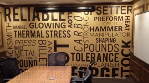 custom wallpaper in company offices