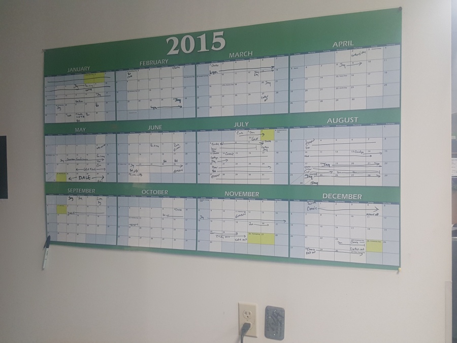 dry erase schedule sheet