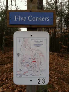 location finding trail sign