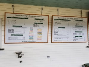 Dairy Bar Menu