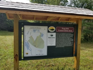 Full color trail head sign
