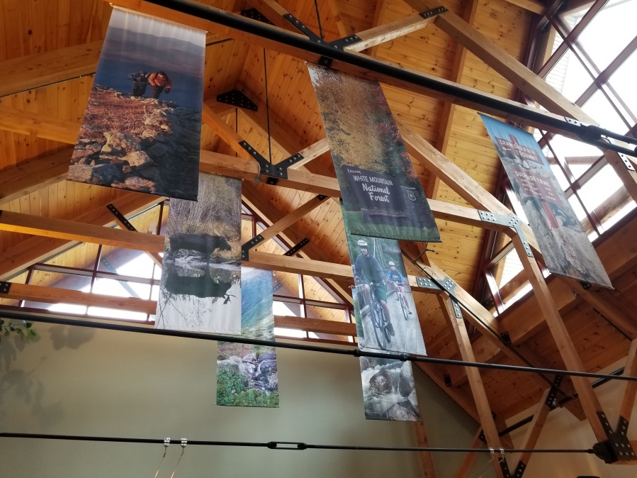 fabric banners indoors