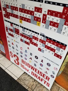 large size schedule print