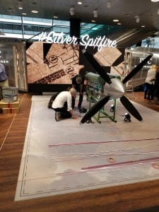 floor graphic intallation