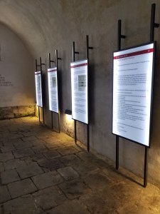 LED lit museum display